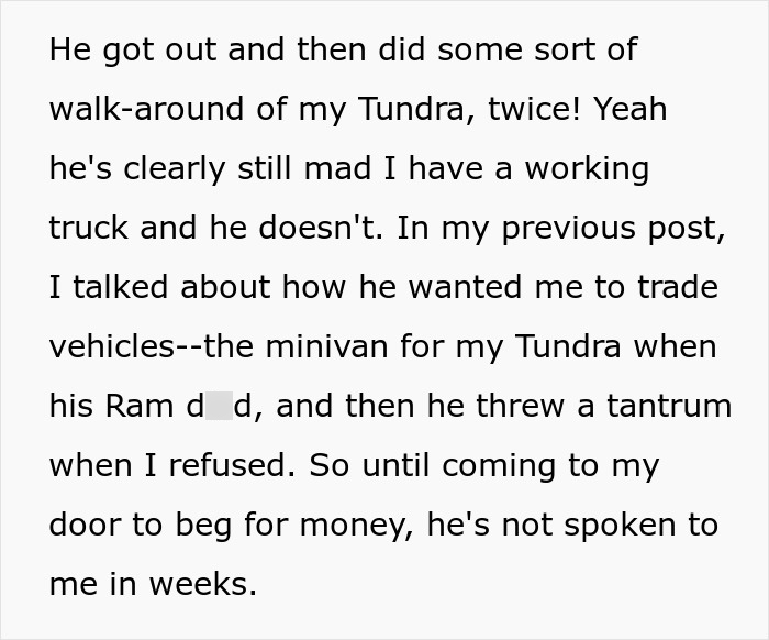 Failed Truck Purchase Turns Into Brothers’ Rivalry, Proving Older Bro’s Desire To Needlessly Compete Failed Truck Purchase Turns Into Brothers’ Rivalry, Proving Older Bro’s Desire To Needlessly Compete
