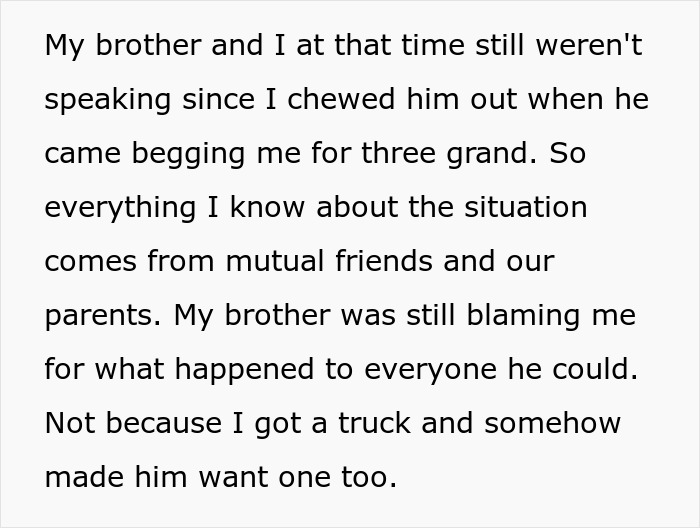 Failed Truck Purchase Turns Into Brothers’ Rivalry, Proving Older Bro’s Desire To Needlessly Compete Failed Truck Purchase Turns Into Brothers’ Rivalry, Proving Older Bro’s Desire To Needlessly Compete