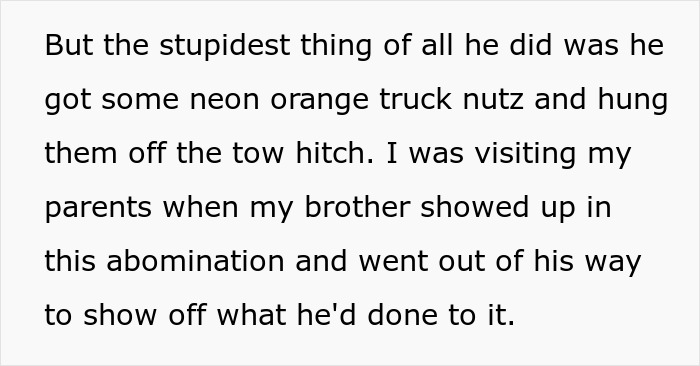 Failed Truck Purchase Turns Into Brothers’ Rivalry, Proving Older Bro’s Desire To Needlessly Compete Failed Truck Purchase Turns Into Brothers’ Rivalry, Proving Older Bro’s Desire To Needlessly Compete