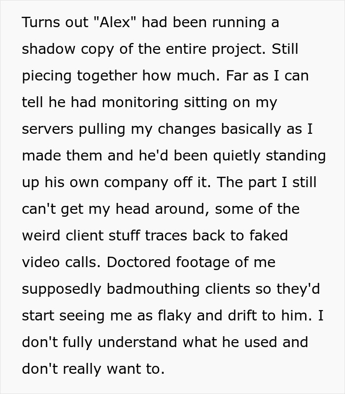Guy Helps Friend Rebuild His Life Only To Discover He Allegedly Used That Trust To Copy His Business Guy Helps Friend Rebuild His Life Only To Discover He Allegedly Used That Trust To Copy His Business