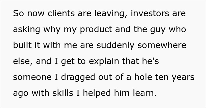 Guy Helps Friend Rebuild His Life Only To Discover He Allegedly Used That Trust To Copy His Business Guy Helps Friend Rebuild His Life Only To Discover He Allegedly Used That Trust To Copy His Business