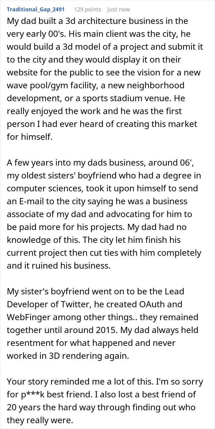 Guy Helps Friend Rebuild His Life Only To Discover He Allegedly Used That Trust To Copy His Business Guy Helps Friend Rebuild His Life Only To Discover He Allegedly Used That Trust To Copy His Business