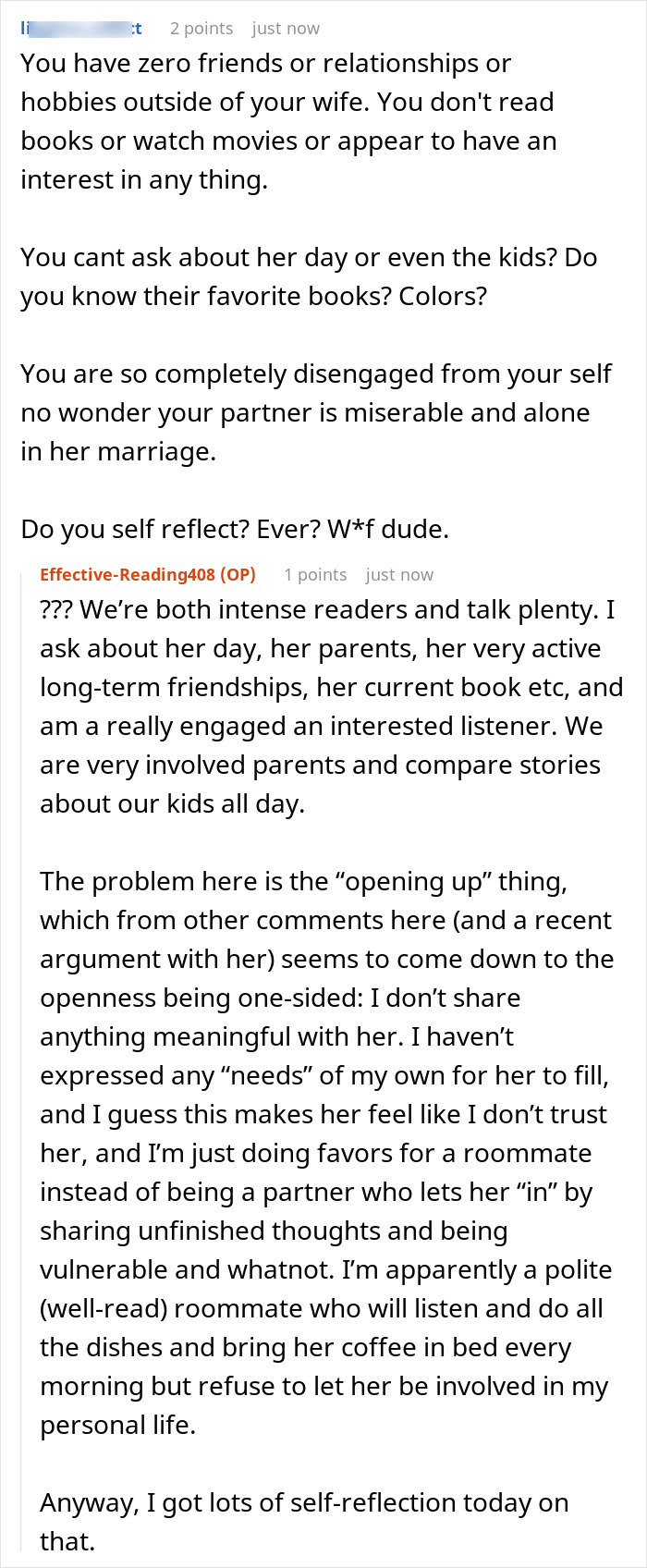 Guy Doesn’t Know What It Means To “Open Up Emotionally,” Wife Of 10 Years On Brink Of Divorce Guy Doesn’t Know What It Means To “Open Up Emotionally,” Wife Of 10 Years On Brink Of Divorce