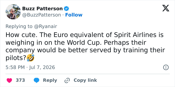 Ryanair Mocks USA After World Cup Elimination With Savage Post Ryanair Mocks USA After World Cup Elimination With Savage Post