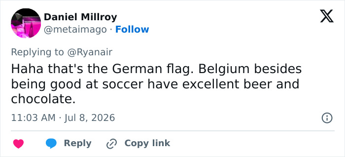 Ryanair Mocks USA After World Cup Elimination With Savage Post Ryanair Mocks USA After World Cup Elimination With Savage Post