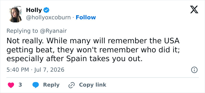 Ryanair Mocks USA After World Cup Elimination With Savage Post Ryanair Mocks USA After World Cup Elimination With Savage Post