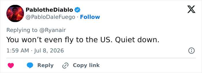 Ryanair Mocks USA After World Cup Elimination With Savage Post Ryanair Mocks USA After World Cup Elimination With Savage Post