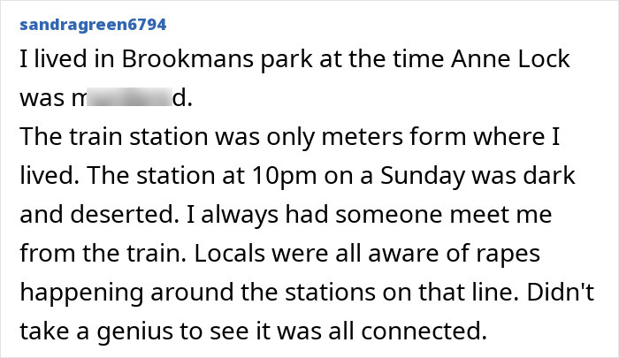 Women Near Britain&rsquo;s Railway Stations Lived In Fear As Two Friends&rsquo; Names Became Known Across The Nation