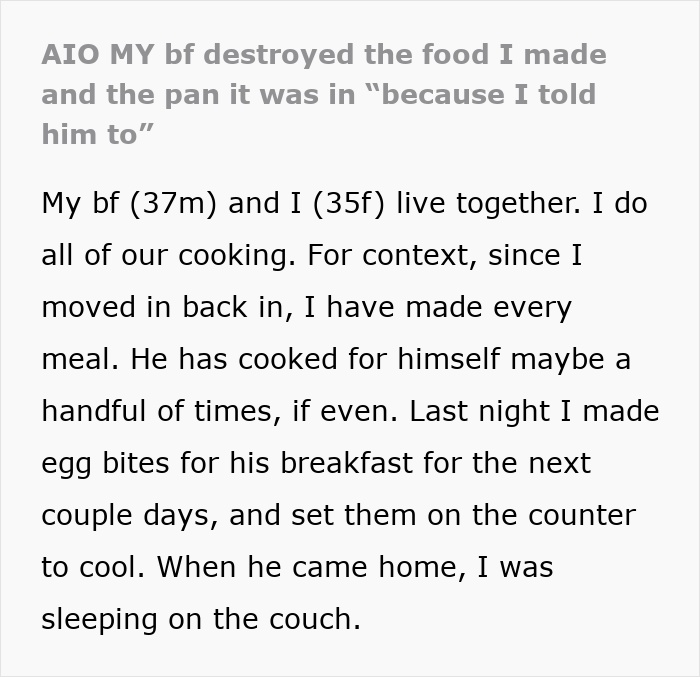 People Tell Woman She’s A True Crime Story Waiting To Happen When She Shows What BF Did To Her Pan People Tell Woman She’s A True Crime Story Waiting To Happen When She Shows What BF Did To Her Pan