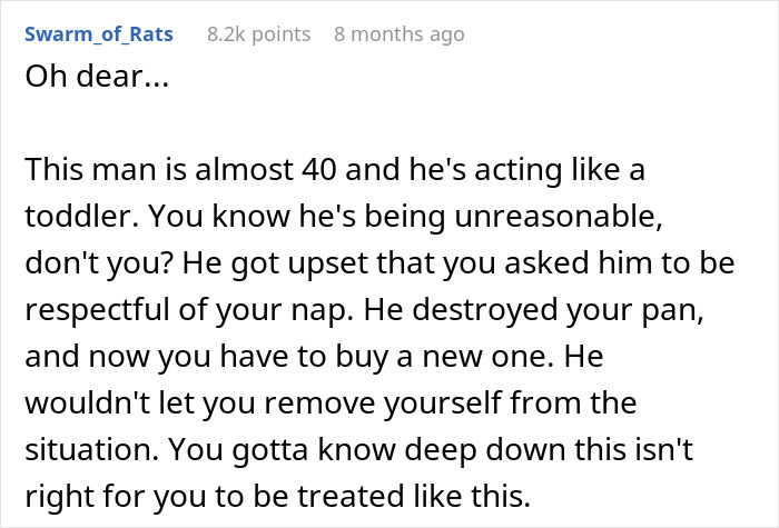 People Tell Woman She’s A True Crime Story Waiting To Happen When She Shows What BF Did To Her Pan People Tell Woman She’s A True Crime Story Waiting To Happen When She Shows What BF Did To Her Pan