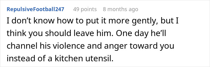 People Tell Woman She’s A True Crime Story Waiting To Happen When She Shows What BF Did To Her Pan People Tell Woman She’s A True Crime Story Waiting To Happen When She Shows What BF Did To Her Pan