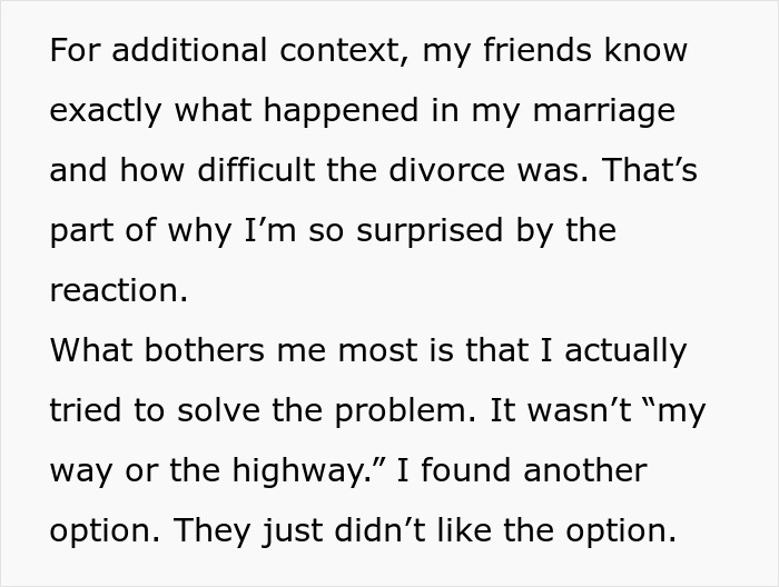 Guy Doesn’t Want His Ex-Wife Staying In His Home, Friends Can’t Believe It