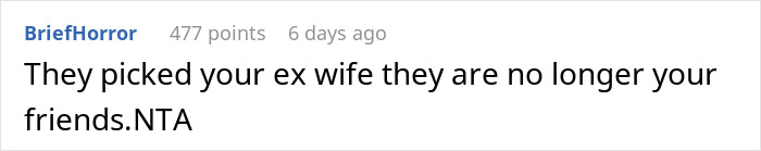 Guy Doesn’t Want His Ex-Wife Staying In His Home, Friends Can’t Believe It