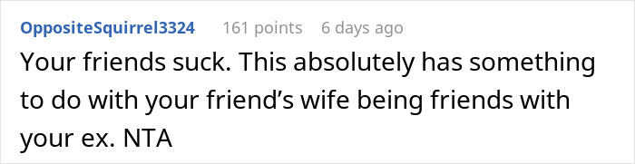 Guy Doesn’t Want His Ex-Wife Staying In His Home, Friends Can’t Believe It
