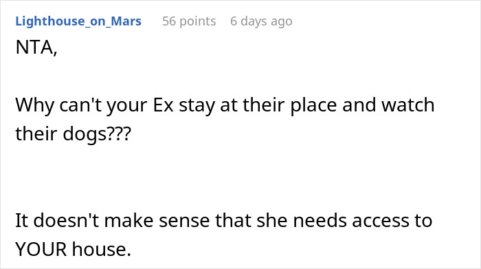 Guy Doesn’t Want His Ex-Wife Staying In His Home, Friends Can’t Believe It