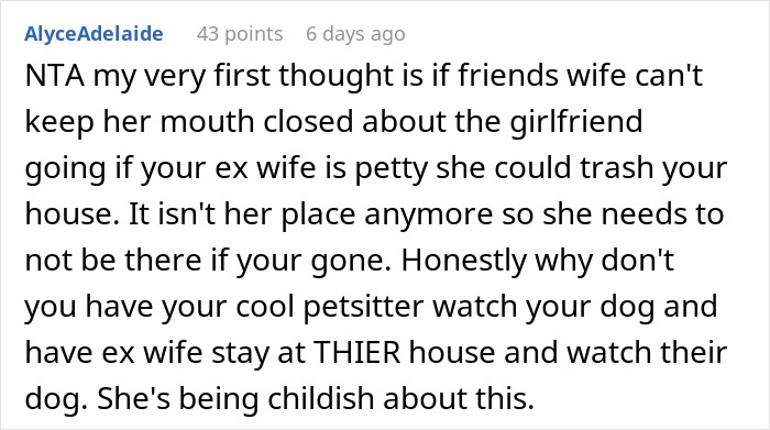 Guy Doesn’t Want His Ex-Wife Staying In His Home, Friends Can’t Believe It