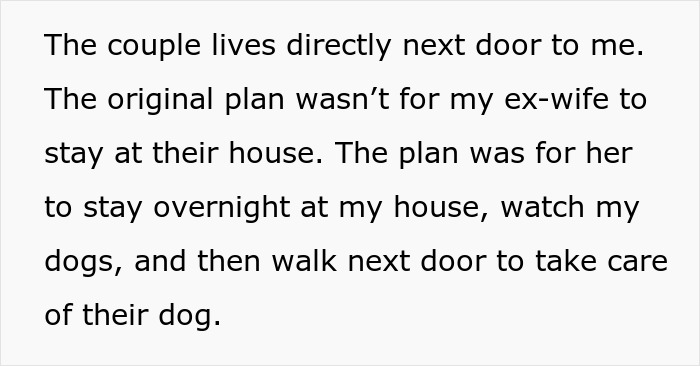Guy Doesn’t Want His Ex-Wife Staying In His Home, Friends Can’t Believe It