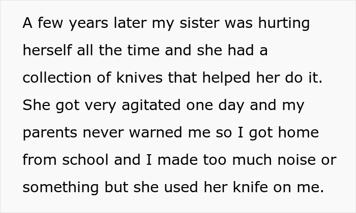 Guy Can’t Believe Parents Want To Reconcile After They Ignored His Sister’s Mental Health To Dangerous Levels Guy Can’t Believe Parents Want To Reconcile After They Ignored His Sister’s Mental Health To Dangerous Levels