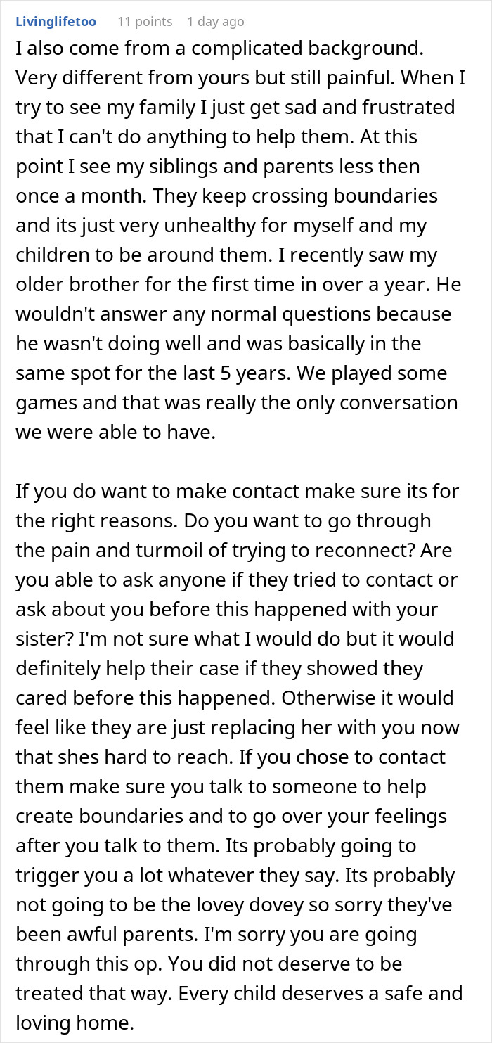 Guy Can’t Believe Parents Want To Reconcile After They Ignored His Sister’s Mental Health To Dangerous Levels Guy Can’t Believe Parents Want To Reconcile After They Ignored His Sister’s Mental Health To Dangerous Levels