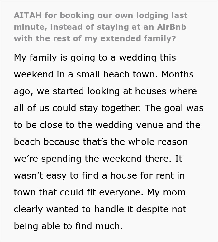 Mom Rushes To Make Travel Plans Without Consulting Her Family, Only For It To Backfire Mom Rushes To Make Travel Plans Without Consulting Her Family, Only For It To Backfire