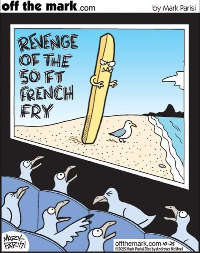 20 New Clever One-Panel Comics By Mark Parisi That Turn Hollywood Movies Into Hilarious Alternate Realities 20 New Clever One-Panel Comics By Mark Parisi That Turn Hollywood Movies Into Hilarious Alternate Realities