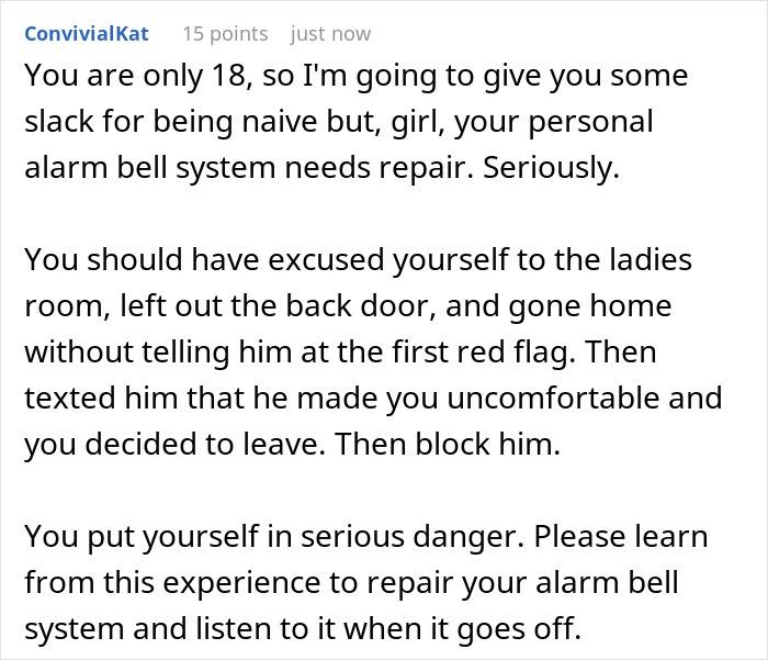 20YO Dude Turns First Date Into The Creepiest Experience For 18YO, She Can’t Wait For It To End