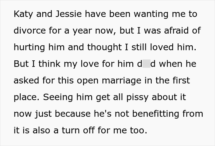 Entitled Guy Forces Wife To Open Marriage As He Has Hots For Coworkers, Ends Up Regretting It All Entitled Guy Forces Wife To Open Marriage As He Has Hots For Coworkers, Ends Up Regretting It All