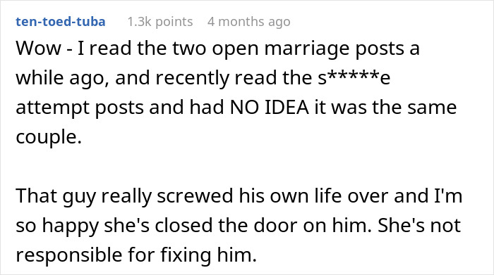 Entitled Guy Forces Wife To Open Marriage As He Has Hots For Coworkers, Ends Up Regretting It All Entitled Guy Forces Wife To Open Marriage As He Has Hots For Coworkers, Ends Up Regretting It All