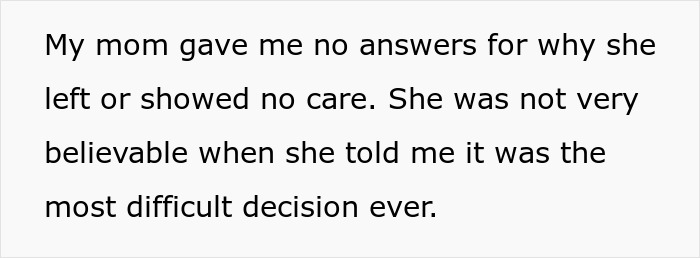 Self-Centered Mom Disappears For 16 Years, Mad She Doesn’t Get Forgiveness And A Fresh Start Self-Centered Mom Disappears For 16 Years, Mad She Doesn’t Get Forgiveness And A Fresh Start