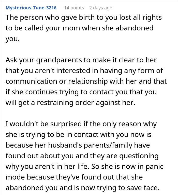 Self-Centered Mom Disappears For 16 Years, Mad She Doesn’t Get Forgiveness And A Fresh Start Self-Centered Mom Disappears For 16 Years, Mad She Doesn’t Get Forgiveness And A Fresh Start