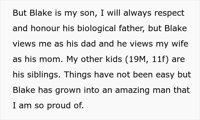 Dad Refuses To Separate His Sons By Blood Or Adoption, Newly Found Bio Son Takes It Personally Dad Refuses To Separate His Sons By Blood Or Adoption, Newly Found Bio Son Takes It Personally