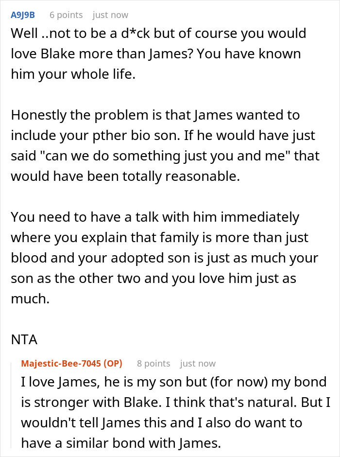 Dad Refuses To Separate His Sons By Blood Or Adoption, Newly Found Bio Son Takes It Personally Dad Refuses To Separate His Sons By Blood Or Adoption, Newly Found Bio Son Takes It Personally