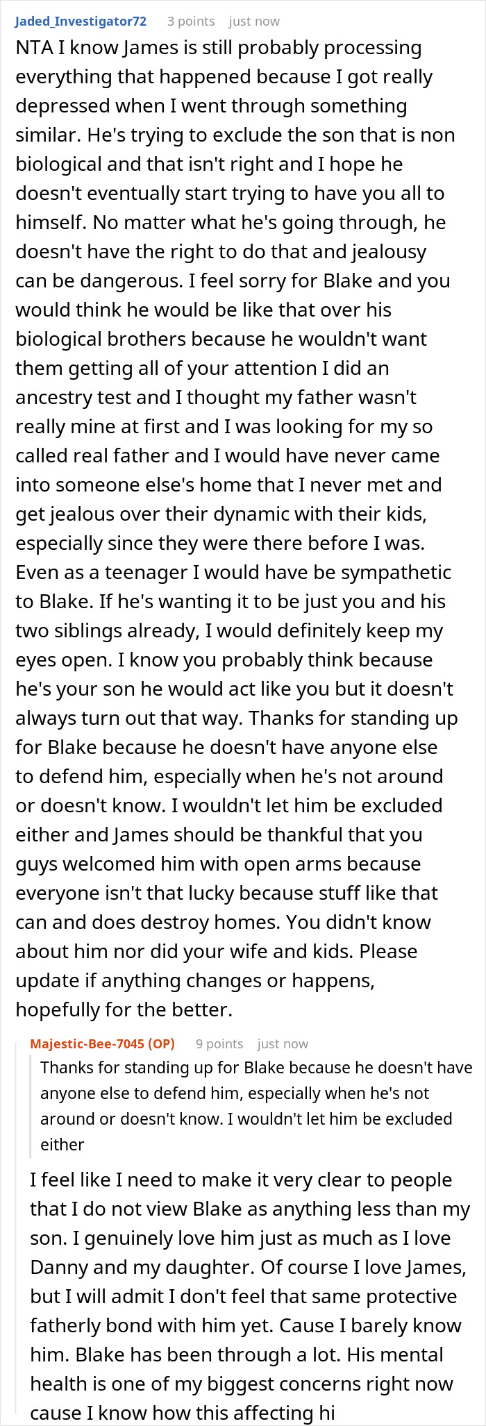 Dad Refuses To Separate His Sons By Blood Or Adoption, Newly Found Bio Son Takes It Personally Dad Refuses To Separate His Sons By Blood Or Adoption, Newly Found Bio Son Takes It Personally