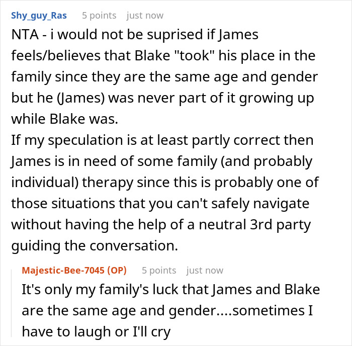 Dad Refuses To Separate His Sons By Blood Or Adoption, Newly Found Bio Son Takes It Personally Dad Refuses To Separate His Sons By Blood Or Adoption, Newly Found Bio Son Takes It Personally