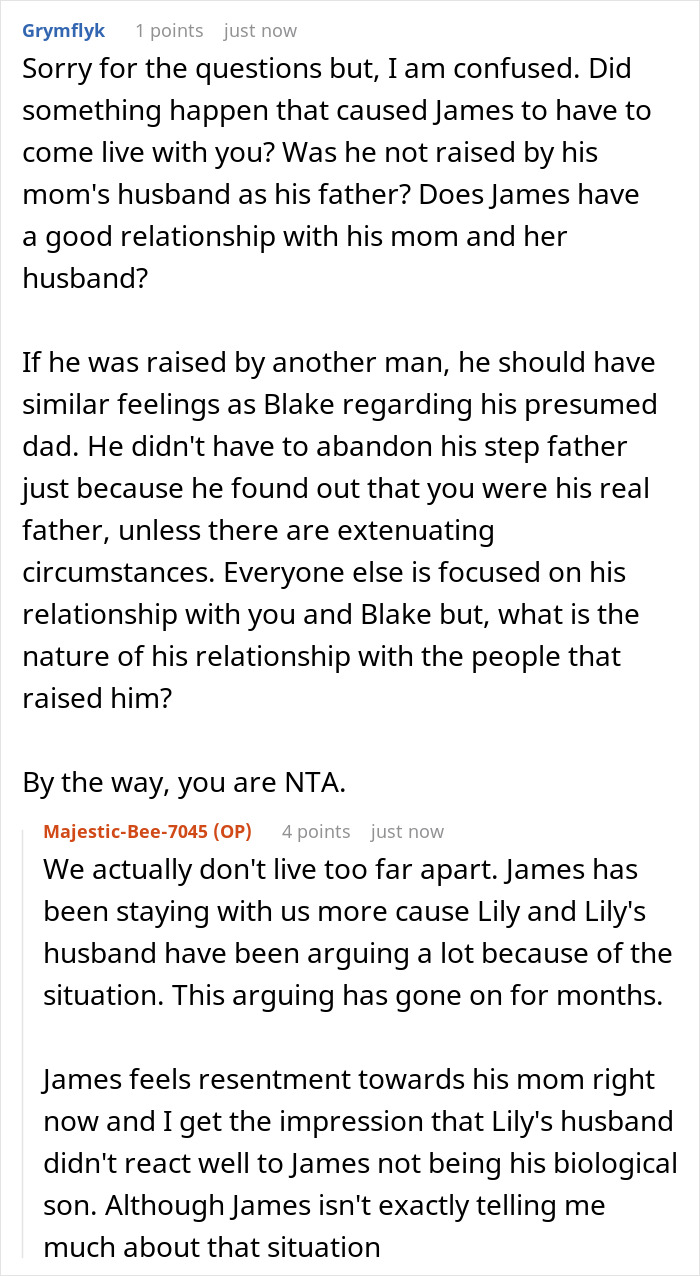 Dad Refuses To Separate His Sons By Blood Or Adoption, Newly Found Bio Son Takes It Personally Dad Refuses To Separate His Sons By Blood Or Adoption, Newly Found Bio Son Takes It Personally