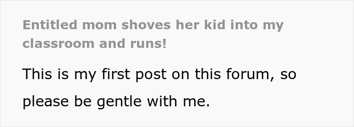 Entitled Mom Treats Community Class Like Free Daycare, Has The Nerve To Dump Kid There And Run Away Entitled Mom Treats Community Class Like Free Daycare, Has The Nerve To Dump Kid There And Run Away