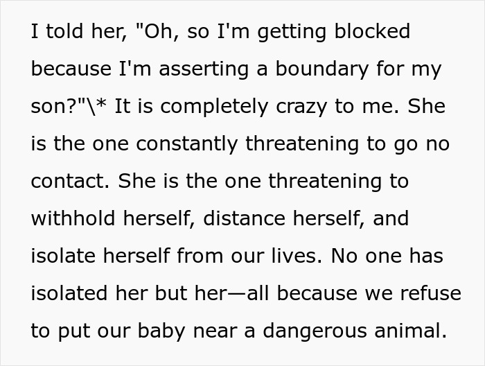 Delusional Mom Threatens To Sue Daughter Because She Doesn’t Feel Safe Around Her Dog