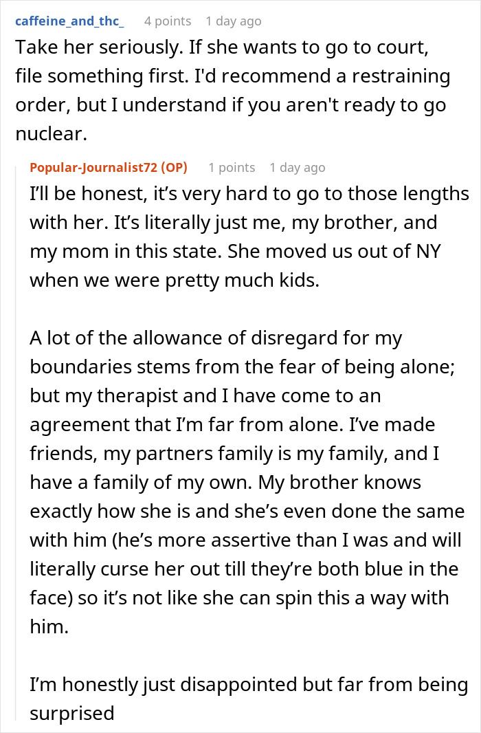 Delusional Mom Threatens To Sue Daughter Because She Doesn’t Feel Safe Around Her Dog