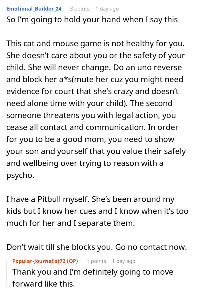 Delusional Mom Threatens To Sue Daughter Because She Doesn’t Feel Safe Around Her Dog