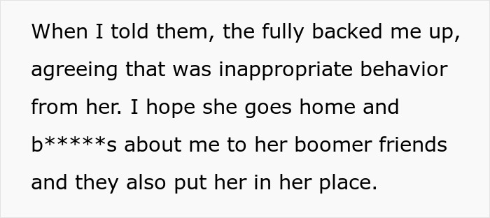 Boomer Stomps Away In Defeat After Her Xenophobic Remarks Are Weaponized Against Her Boomer Stomps Away In Defeat After Her Xenophobic Remarks Are Weaponized Against Her
