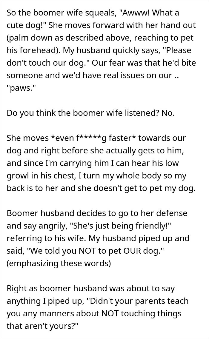 Boomer Stomps Away In Defeat After Her Xenophobic Remarks Are Weaponized Against Her Boomer Stomps Away In Defeat After Her Xenophobic Remarks Are Weaponized Against Her