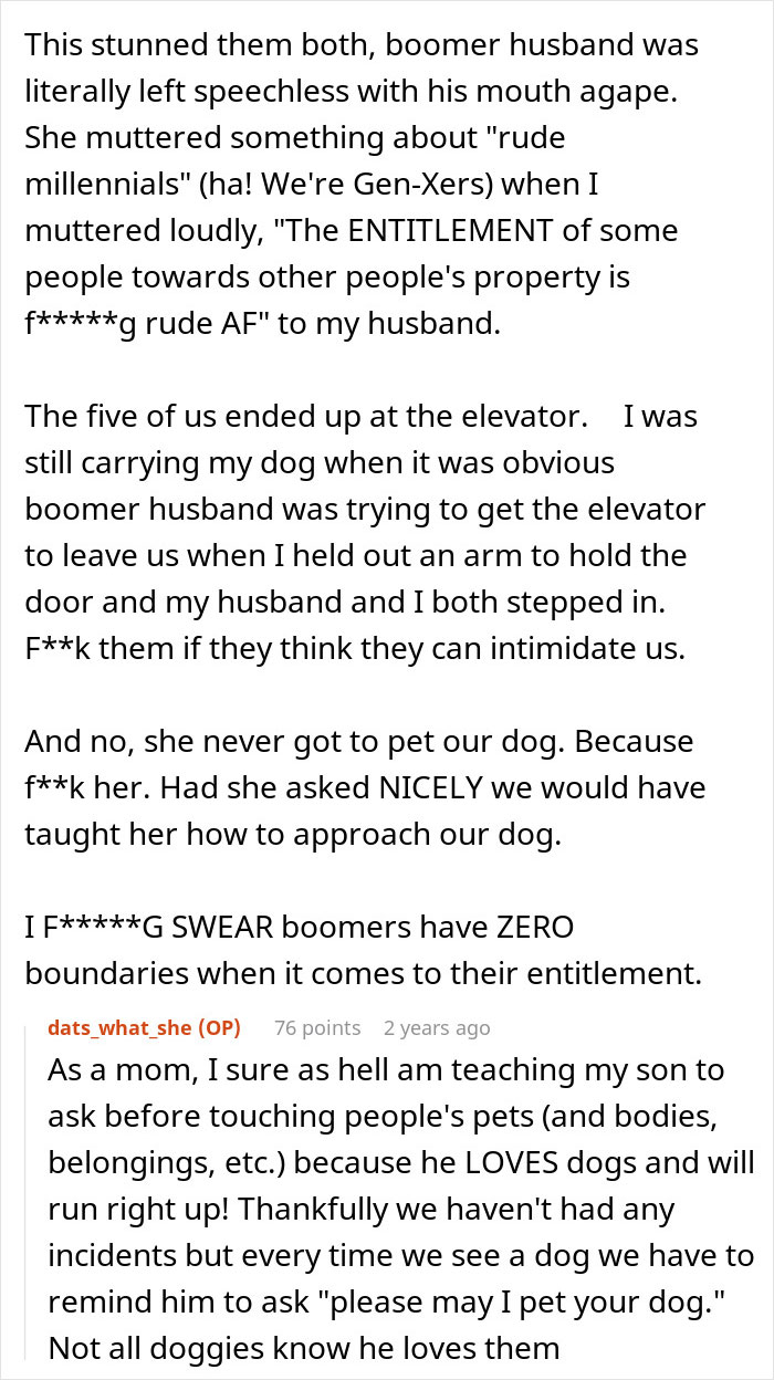 Boomer Stomps Away In Defeat After Her Xenophobic Remarks Are Weaponized Against Her Boomer Stomps Away In Defeat After Her Xenophobic Remarks Are Weaponized Against Her