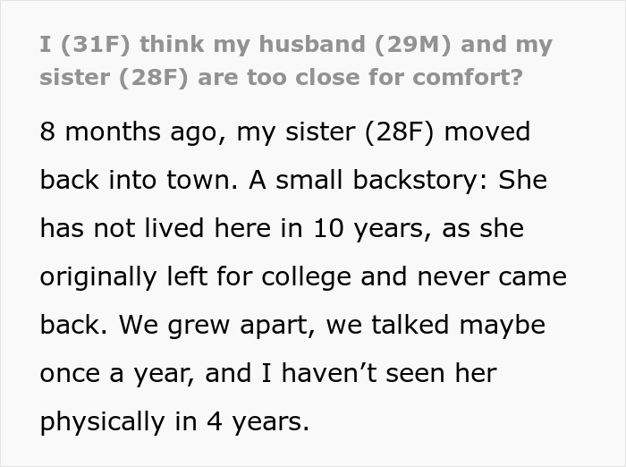 Woman Grows Uncomfortable With Her Husband’s Relationship With Her Sister, Discovers A Heartbreaking Truth Woman Grows Uncomfortable With Her Husband’s Relationship With Her Sister, Discovers A Heartbreaking Truth