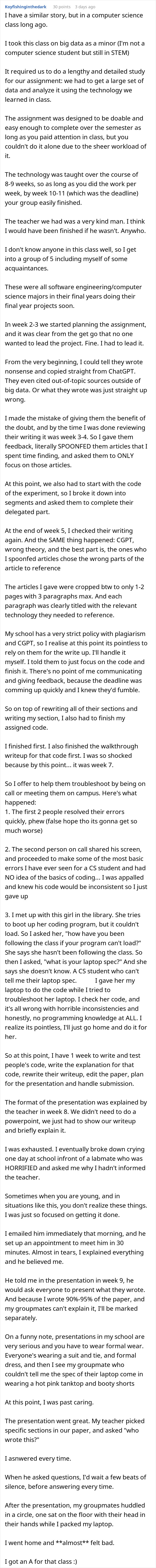 Person Has To Deal With Lazy People During Group Project, Finds The Perfect Way To Make Them Fail