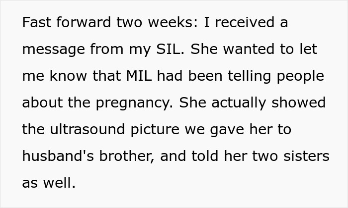 MIL Leaks Major News She Was Told This Was A Secret, Sends An Infuriating Non-Apology MIL Leaks Major News She Was Told This Was A Secret, Sends An Infuriating Non-Apology