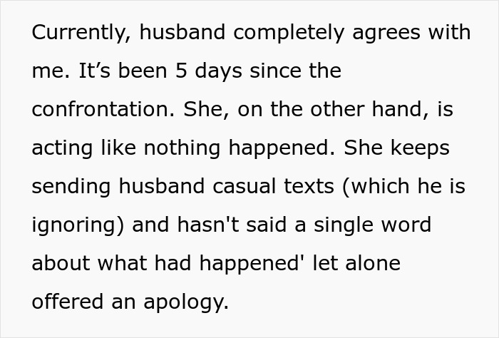 MIL Leaks Major News She Was Told This Was A Secret, Sends An Infuriating Non-Apology MIL Leaks Major News She Was Told This Was A Secret, Sends An Infuriating Non-Apology