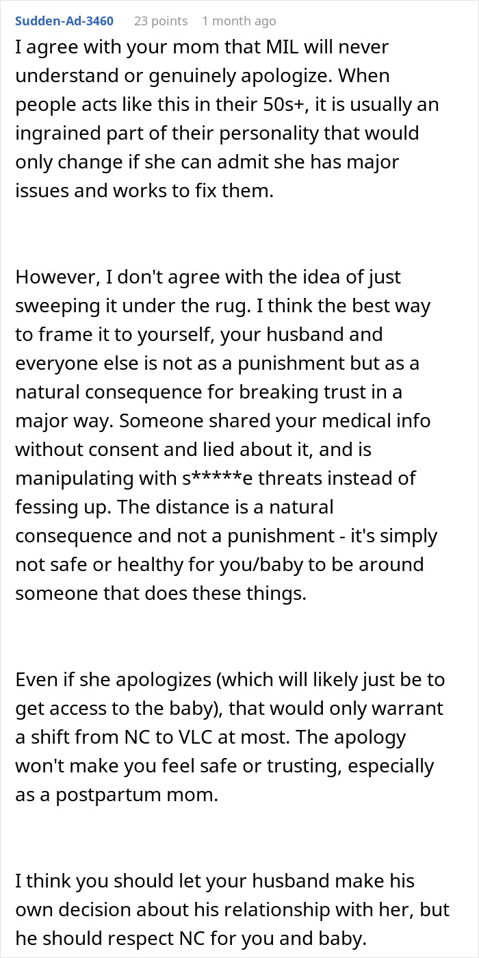 MIL Leaks Major News She Was Told This Was A Secret, Sends An Infuriating Non-Apology MIL Leaks Major News She Was Told This Was A Secret, Sends An Infuriating Non-Apology