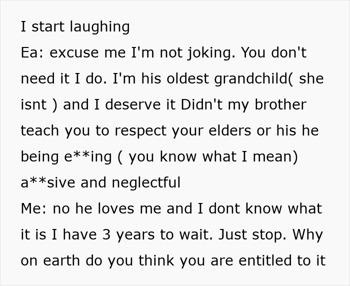 Greedy Aunt Pressures Teen To Give Up His Unclaimed Inheritance, Dad Quickly Puts Her In Her Place Greedy Aunt Pressures Teen To Give Up His Unclaimed Inheritance, Dad Quickly Puts Her In Her Place