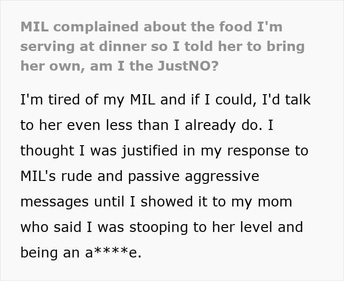 Frustrated Woman Finally Matches Her MIL’s Energy, Now The Whole Family Wants An Apology Frustrated Woman Finally Matches Her MIL’s Energy, Now The Whole Family Wants An Apology