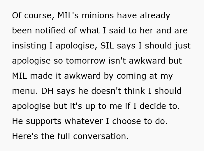 Frustrated Woman Finally Matches Her MIL’s Energy, Now The Whole Family Wants An Apology Frustrated Woman Finally Matches Her MIL’s Energy, Now The Whole Family Wants An Apology